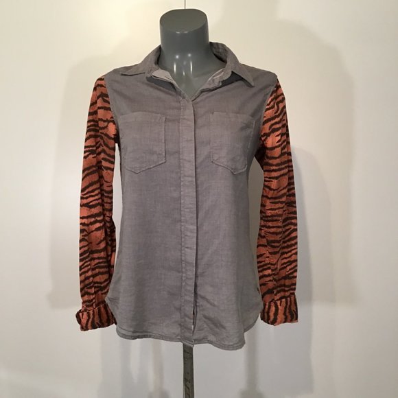 Scotch & Soda Tops - Maison Scotch La Femme Selon Marie Button Down Shirt Size 1